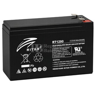 Bater�a 9 Amperios 12 Voltios Ritar | AGM RT12-90
